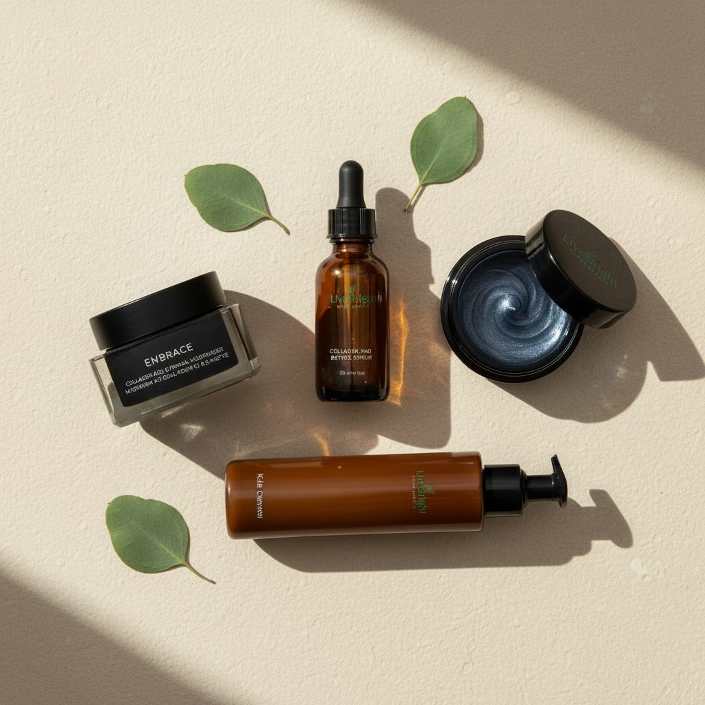 The LiveBright Ritual - 4-piece premium skincare bundle